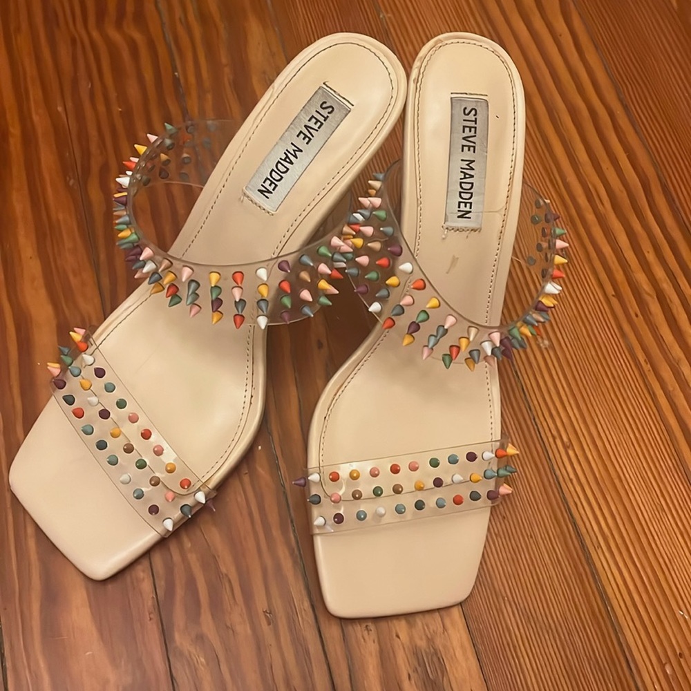 Steve Madden Luna Studded Heels size 7.5